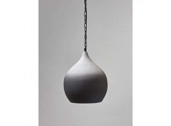 Светильник подвесной sustainable collection, D33х38 см, черный/белый